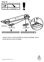 Предварительный просмотр 6 страницы fantastic furniture Montana Queen Bed Assembly Instructions Manual