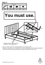 Предварительный просмотр 9 страницы fantastic furniture Montana Queen Bed Assembly Instructions Manual