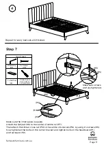 Предварительный просмотр 11 страницы fantastic furniture Montana Queen Bed Assembly Instructions Manual