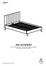 Предварительный просмотр 12 страницы fantastic furniture Montana Queen Bed Assembly Instructions Manual