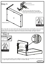 Предварительный просмотр 7 страницы fantastic furniture My Choice Headboard Assembly Instructions Manual