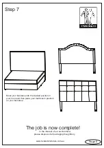 Предварительный просмотр 8 страницы fantastic furniture My Choice Headboard Assembly Instructions Manual