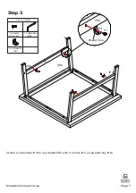 Предварительный просмотр 7 страницы fantastic furniture Nicholls Coffee Table Square Black Ash Manual