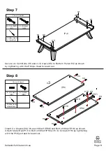 Предварительный просмотр 9 страницы fantastic furniture NIVA Bookcase 1 Drawer Manual