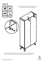 Предварительный просмотр 19 страницы fantastic furniture NIVA Bookcase 1 Drawer Manual