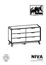 Предварительный просмотр 1 страницы fantastic furniture NIVA Dresser Manual