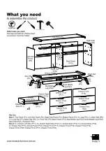 Предварительный просмотр 4 страницы fantastic furniture NIVA Dresser Manual