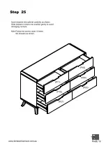 Предварительный просмотр 19 страницы fantastic furniture NIVA Dresser Manual