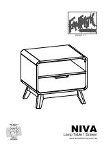 Предварительный просмотр 23 страницы fantastic furniture NIVA Dresser Manual