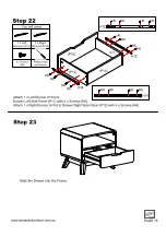 Предварительный просмотр 37 страницы fantastic furniture NIVA Dresser Manual