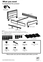 Предварительный просмотр 42 страницы fantastic furniture NIVA Dresser Manual