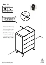 Preview for 21 page of fantastic furniture NIVA Tallboy 4 drawer Manual