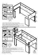 Предварительный просмотр 26 страницы fantastic furniture Nova Mid Sleeper Desk Lowboy White Manual