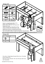 Предварительный просмотр 28 страницы fantastic furniture Nova Mid Sleeper Desk Lowboy White Manual