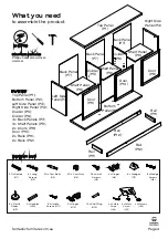 Предварительный просмотр 4 страницы fantastic furniture Oasis Buffet Quick Start Manual