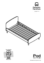 Предварительный просмотр 1 страницы fantastic furniture Pod Bed Single Manual