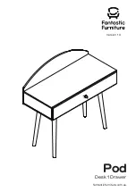 Предварительный просмотр 1 страницы fantastic furniture Pod Desk Manual