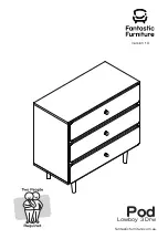 fantastic furniture Pod Lowboy 3 Drw Manual предпросмотр