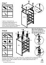 Предварительный просмотр 8 страницы fantastic furniture Pod Tallboy Manual