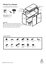 Предварительный просмотр 5 страницы fantastic furniture REED CUPBOARD 2 DOOR BASE Manual