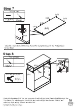 Предварительный просмотр 9 страницы fantastic furniture REED CUPBOARD 2 DOOR BASE Manual