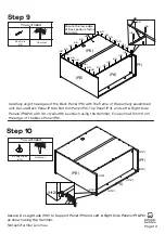 Предварительный просмотр 10 страницы fantastic furniture REED CUPBOARD 2 DOOR BASE Manual