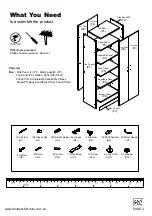 Предварительный просмотр 4 страницы fantastic furniture REED Series Manual