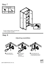 Предварительный просмотр 8 страницы fantastic furniture REED Series Manual