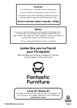 Preview for 2 page of fantastic furniture Replica Cesca Manual