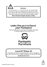 Предварительный просмотр 2 страницы fantastic furniture Retro Bench Assembly Instructions Manual