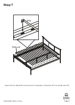 Предварительный просмотр 11 страницы fantastic furniture Scout Bed Double Black Manual