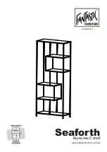 fantastic furniture Seaforth Bookcase 5 shelf Manual preview