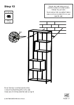 Preview for 17 page of fantastic furniture Seaforth Bookcase 5 shelf Manual