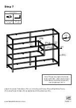 Предварительный просмотр 11 страницы fantastic furniture Seaforth Bookcase lowline Manual