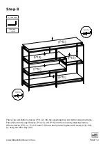 Предварительный просмотр 12 страницы fantastic furniture Seaforth Bookcase lowline Manual