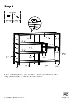 Предварительный просмотр 13 страницы fantastic furniture Seaforth Bookcase lowline Manual