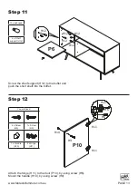 Предварительный просмотр 13 страницы fantastic furniture Seaforth Buffet 2 Drawer Manual