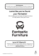 Предварительный просмотр 3 страницы fantastic furniture Sedona Manual