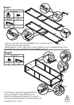 Предварительный просмотр 5 страницы fantastic furniture Sonoma Clothes Rack 2 Drawer Manual