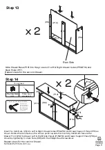 Предварительный просмотр 11 страницы fantastic furniture Sonoma Clothes Rack 2 Drawer Manual