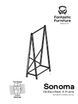 fantastic furniture Sonoma Clothes Rack A Frame Quick Start Manual preview