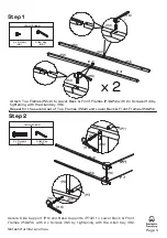 Preview for 5 page of fantastic furniture Sonoma Clothes Rack A Frame Quick Start Manual