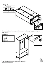 Preview for 9 page of fantastic furniture Sonoma Robe 2 Door Manual