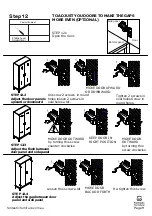 Preview for 11 page of fantastic furniture Sonoma Robe 2 Door Manual