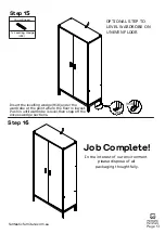 Preview for 13 page of fantastic furniture Sonoma Robe 2 Door Manual