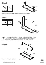 Предварительный просмотр 10 страницы fantastic furniture Tailor Utility 4 Drawer 3 Shelf Manual