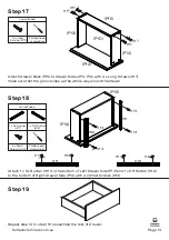 Предварительный просмотр 13 страницы fantastic furniture Tailor Utility 4 Drawer 3 Shelf Manual