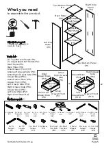 Предварительный просмотр 5 страницы fantastic furniture Tailor Utility 6 Drawer 3 Shelf Manual