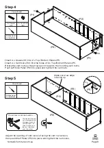 Предварительный просмотр 8 страницы fantastic furniture Tailor Utility 6 Drawer 3 Shelf Manual