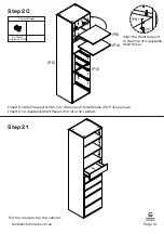 Предварительный просмотр 14 страницы fantastic furniture Tailor Utility 6 Drawer 3 Shelf Manual